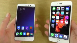 Xiaomi Redmi Note 3 vs iPhone 6s Plus, speed and camera test
