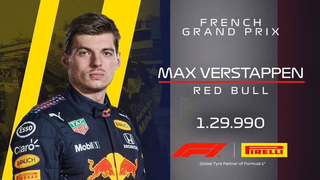 Формула 1 – Лучший круг в квалификации на Гран-При Франции от Макса Ферстаппена (19.06.2021)