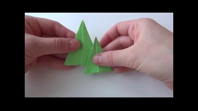 Оригами елка