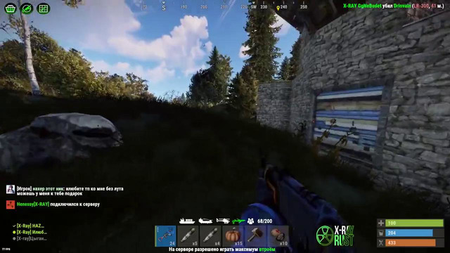 Rust нашел тайник на краю карты в раст! онлайн рейд мвк пещеры! антирейд с хазмат
