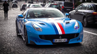 Supercars in Paris January 2023 – #CSATW468 [F12tdf, Aventador SVJ, GT3 RS, GT2 RS, 458 Speciale]
