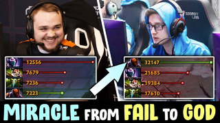 Miracle from LOL to GOD vs Noone — Antimage with SUPPORT Drow