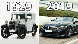 Эволюция развития машин BMW 1929 – 2019