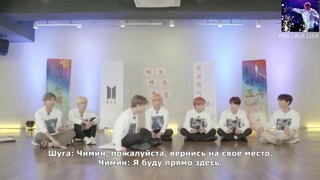 [RUS SUB][Рус. саб]BTS Behind the `Answer` VLIVE (BTS рисуют друг друга)