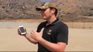 IPhone 5s расстреляли из винтовки 50-го калибра