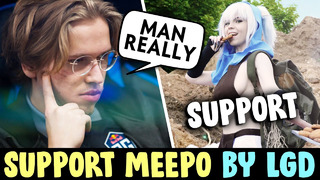 Topson met most wtf pick in his career — support meepo by lgd.xnova