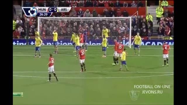 «Манчестер Юнайтед» – «Арсенал» – 1:0. Гол ван Перси стал победным