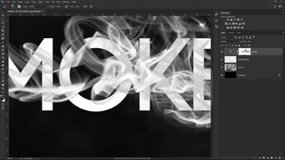 Photoshop Tutorials | Дым текстовый эффект с черепами