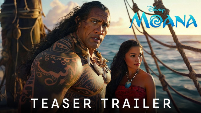 MOANA Live Action – Official Trailer (2025) Zendaya, Dwayne Johnson | Disney