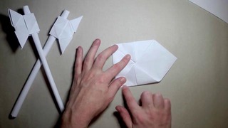 Как сделать ТОПОРИК из бумаги