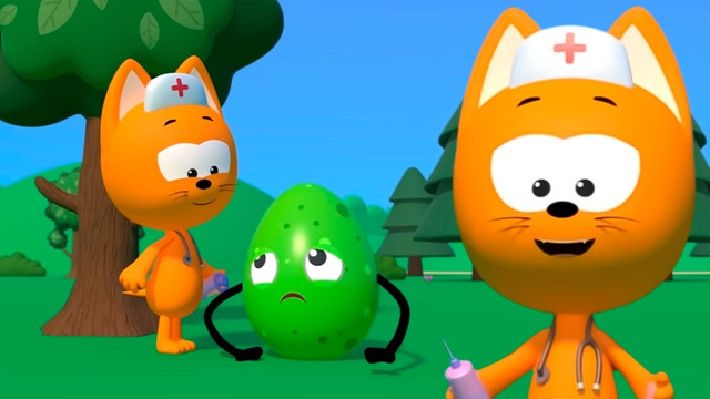Кот и волшебные яйца! Meow Kitty बादल से गिरे फल | Cartoons anak-anak