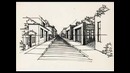 Рисуем улицу – перспектива линейная