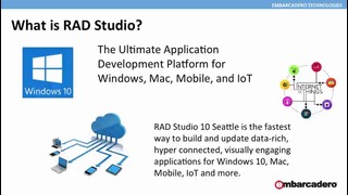 1 – Introduction to RAD Studio 10 Seattle – Marco Cantu