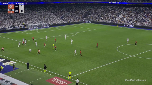 REAL MADRID 1 – 0 CA OSASUNA RESUMEN LALIGA EA SPORTS
