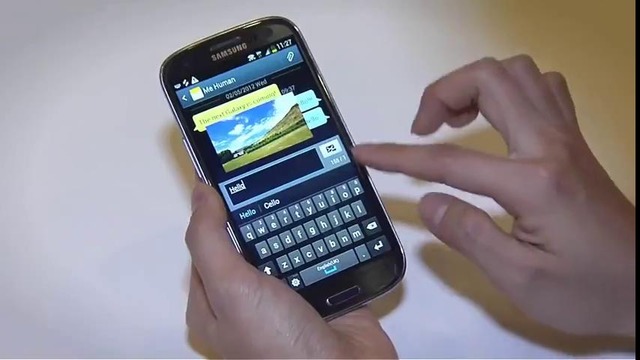 Samsung Galaxy SIII (hands-on introducing)
