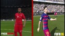 Сравнение графики FIFA 16 vs. PES 2016