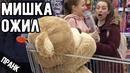 Пранк: игрушечный мишка неожиданно ожил