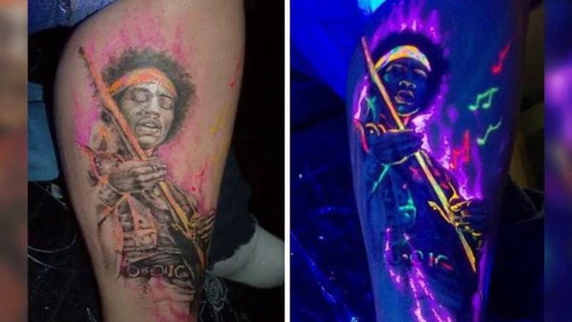 Ультрафиолетовые Татуировки, Которые Заставят Вас Светиться в Темноте