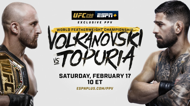 UFC 298: Volkanovski vs. Topuria (ПРЕДВАРИТЕЛЬНЫЙ КАРД) 18.02.2024 | Александр Волкановски – Илия Топурия