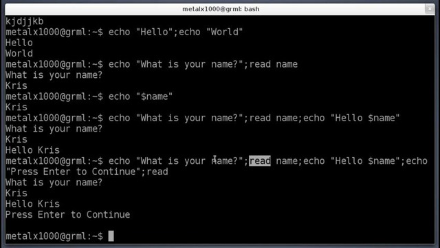 Shell Basics – echo and read – Linux Tutorial #1