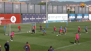 INSIDE TRAINING | Goal galore at Ciutat Esportiva