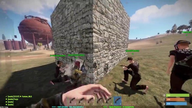 Rust – самые опасные тимейты черкатилы зарейдили иоками дома бомжей, отжали танк