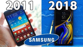 Эволюция развития смартфонов серии Samsung Galaxy Note 2011 – 2018