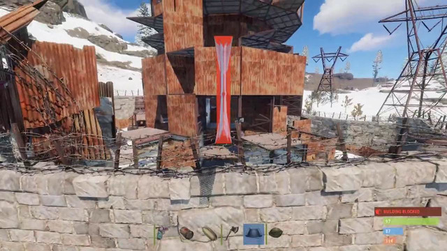 Rust – выселил огромную деревню с секретным подвалом