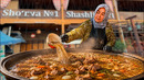 COOKING 1,000 LTRS OF MEATY SOUP! Giant Lamb Kebabs & Street Food in Tashkent Old City