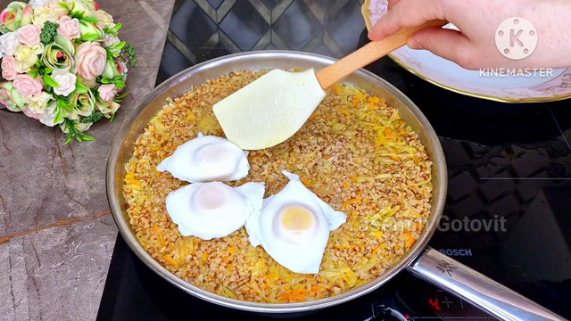 Вылейте яйца в горячую сковороду с водой и они мгновенно станут деликатесом. ПОДРУЖКИ В ВОСТОРГЕ ОТ