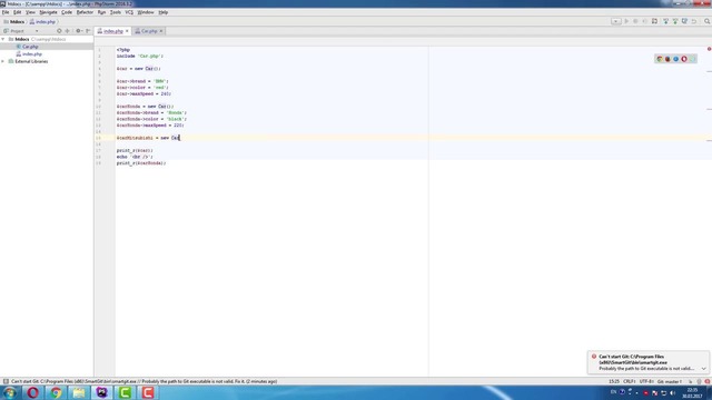 Урок 1. Класс и объект(PHP Essential)