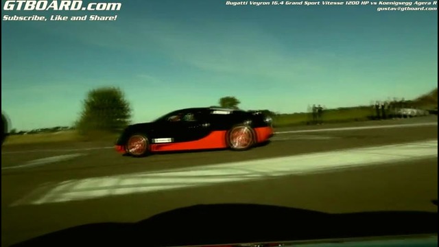 Bugatti Veyron Vitesse 16.4 Grand Sport vs Koenigsegg Agera R