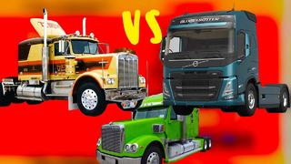 Почему в США грузовики с капотами, а Европейские тягачи бескапотные