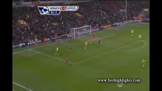 Goal of the season:Luis Suarez’s 50-yard chip (Liverpool) v Norwich