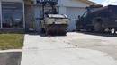 Каток против мячика для гольфа