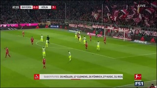 (HD) Бавария – Кельн | Немецкая Бундеслига 2017/18 | 16-й тур | Обзор матча