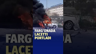 Farg‘onada Lacetti’ning gazballoni portlashi oqibatida 1 kishi halok bo‘ldi