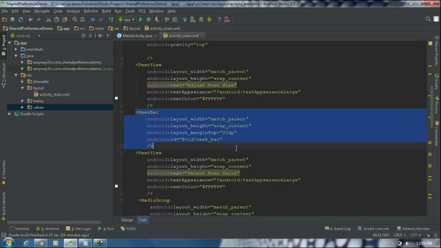 Android Studio Tutorial – 30 – Working with SharedPreferences part-1