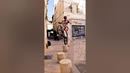 Guys Performs BMX Bike Stunt On Streets Using Bollards