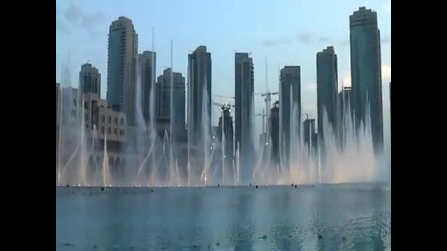 Поющие фонтаны в Дубае