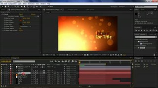 Adobe After Effects (3.Make For Title)