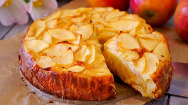 НЕВИДИМЫЙ ЯБЛОЧНЫЙ ПИРОГ 🥧 (Apple pie)