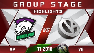 Highlights VP vs VG (4 день) TI8 The International 2018 Dota 2 18.08.2017
