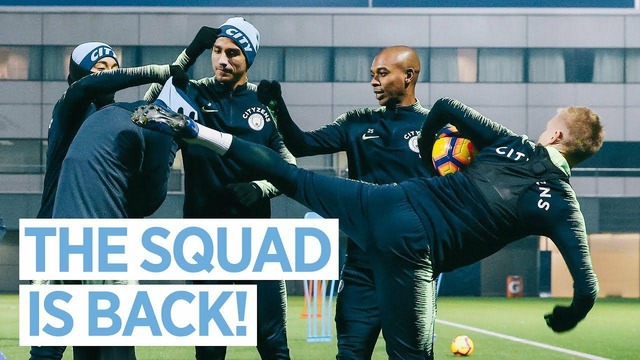 The Squad is Back! | Man City Training