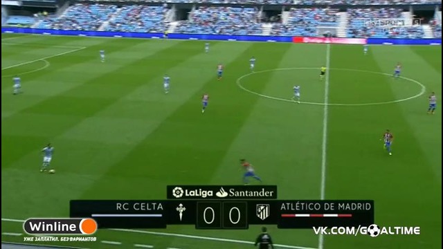Сельта – Атлетико | Испанская Примера 2016/17 | 3-й тур | Обзор матча
