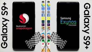 Galaxy S9 (Snapdragon) vs. Galaxy S9 (Exynos) Speed Test