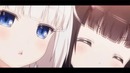 Happy cat girls