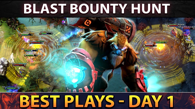 BLAST Bounty Hunt DOTA 2 – Best Plays Day 1