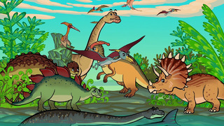ТРИ КОТЕНКА – Придумаем динозавров – Котяткины истории – Теремок Песенки