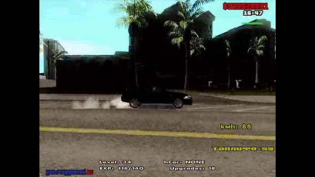Погоня за Nissan Skyline R34 (samp)